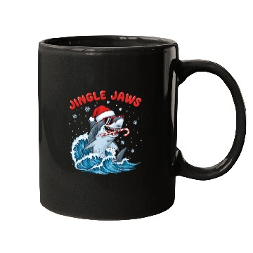 Discover Jingle Jaws – Christmas Holiday with Bite Design Mugs