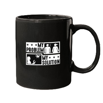 Discover Drone Enthusiast My Problem My Pictogram Mom Dad Mugs