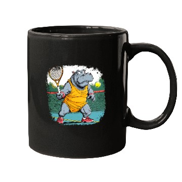 Discover Hippo tennis Mugs