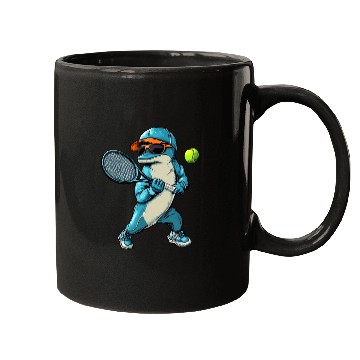 Discover Dolphins Tennis Mugs