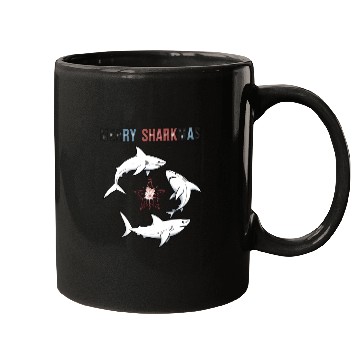Discover Merry Sharkmas – Funny Christmas Shark Design Mugs