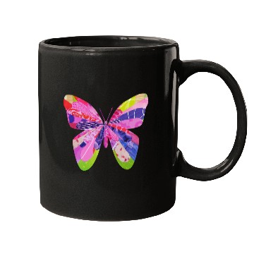 Discover Butterfly design unique collage bug art garden Mugs