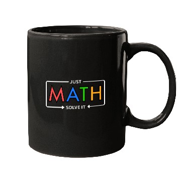 Discover Just Math – Solve It Bold Design Mugs