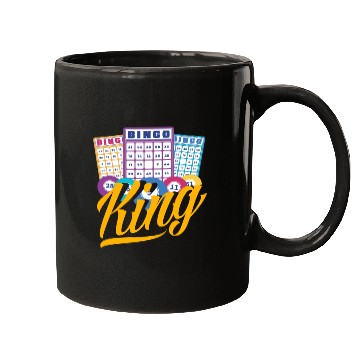 Discover Bingo King Bingo Player Fun Vibes Mugs