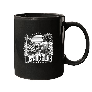 Discover LOS ANGELES Design with Sunset Boulvard Mugs