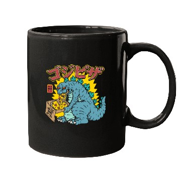 Discover Kaiju Pizza Cravings Mugs