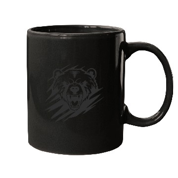 Discover Fierce Bear Roaring Graphic Mugs