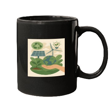 Discover Eco-Friendly Earth Conservation Design Mugs