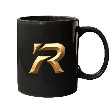 Discover Golden Stylized Letter R Mugs