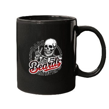 Discover Dad With Beards Are Better Skeleton Family  Mugs