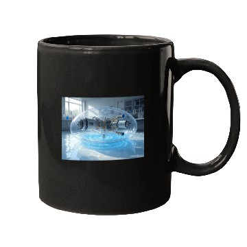 Discover Futuristic Underwater Drone Design Mugs
