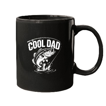 Discover Cool Dad Bass Fishing Mugs