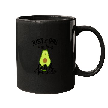 Discover Avocado Cat with Attitude Mugs