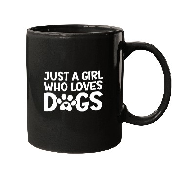 Discover Love for Dogs Quote Design Mugs