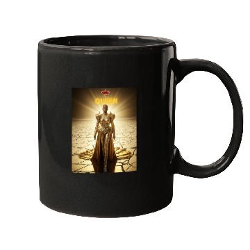 Discover Gold Warrior Queen Illustration Mugs