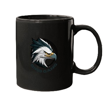 Discover Majestic Eagle Bird Ganging Logo Mugs