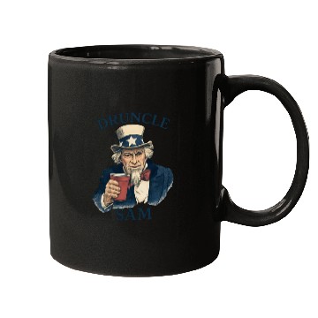 Discover Druncle Sam Funny 4th Of July Druncle Sam Mugs