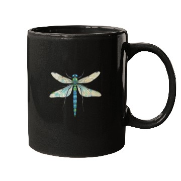 Discover Dragonfly design insect art entomology I love bugs Mugs