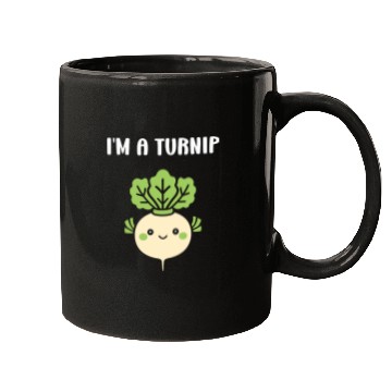 Discover Turnip Character Illustration Mugs