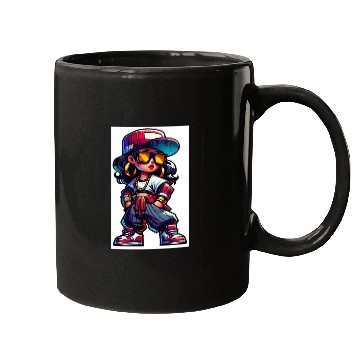 Discover Street Dance Rap Girl Mugs
