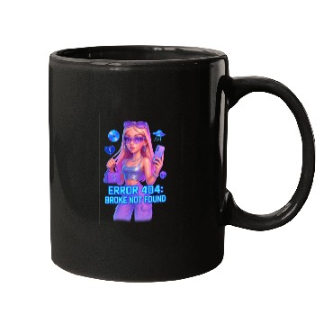 Discover Y2K Rich Girl - ERROR 404 Bold Aesthetic Mugs