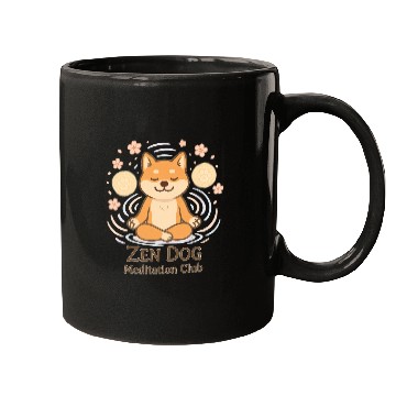Discover Zen Dog Meditation Club – Shiba Inu Mugs