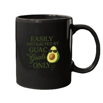 Discover easily distracted by guac goals only AI 1 Mugs