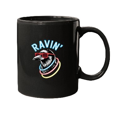 Discover Ravin' Rave Festival Fun with Cool Raven Mugs