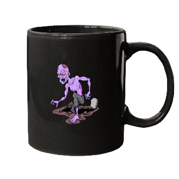 Discover Horror Zombie Monster Illustration Mugs
