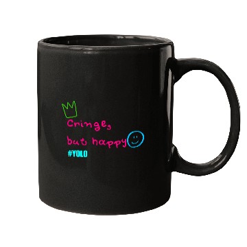 Discover Cringe but happy Mugs