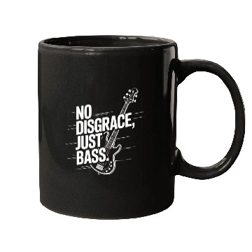 Discover Just Bass, No Disgrace – White Mugs