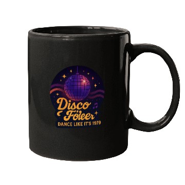 Discover Disco Foiler 1970s Dance Mugs