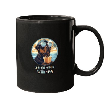 Discover Summer Vibes Dog – Cool Beach Mood Mugs