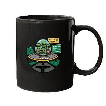 Discover Alien road trip Mugs