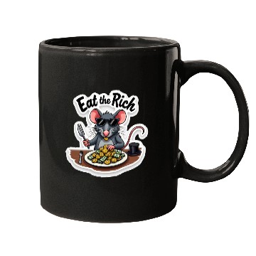 Discover Eat the Rich Rat – Street Rebellion Mugs