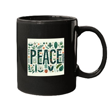 Discover Peaceful Botanical  Mugs