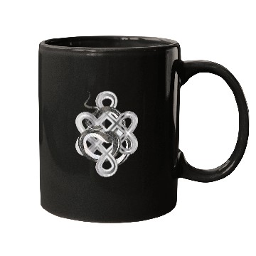 Discover Silver Snake Knot – Mystical & Elegant Mugs