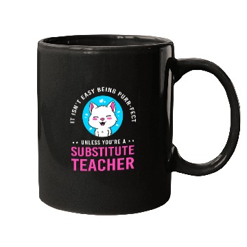 Discover Substitute Teacher Cat Lover Mugs