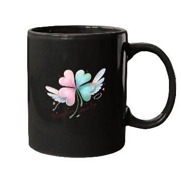 Discover Magical Heart-Shaped Butterfly Design Mugs