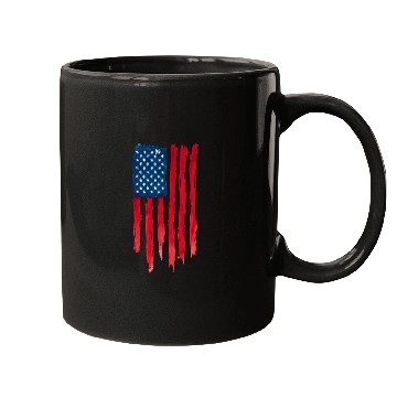 Discover Watercolor American Flag Design Mugs
