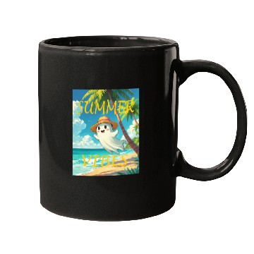 Discover A cute spooky in a tropical island Mugs