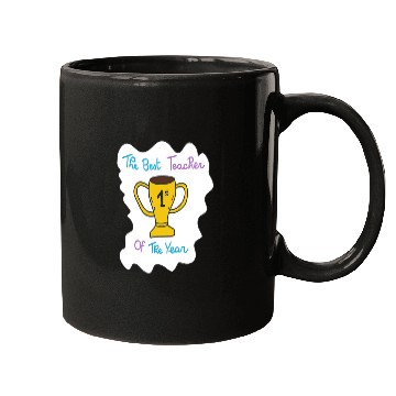 Discover First Teacher Appreciation Trophy Design Mugs