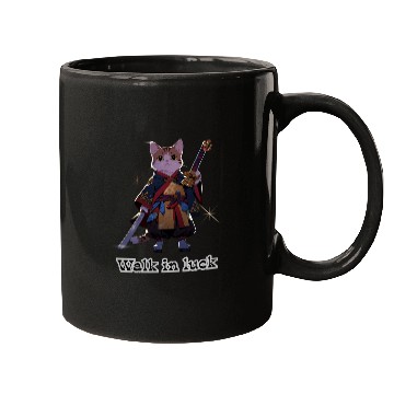 Discover Samurai Cat Illustration for Apparel Mugs