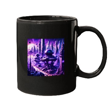 Discover Futuristic Sci-FI Fantasy Alien Planet Mugs