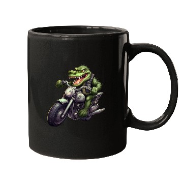 Discover Alligator Motorcycle / Motorcyclist Alligators Mugs