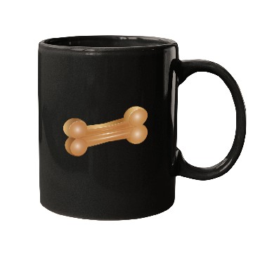 Discover Chew Bone Illustration in a Classic Style Mugs