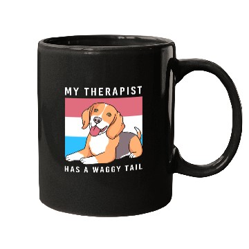 Discover Therapy Dog Lover Psychology Therapist Mugs