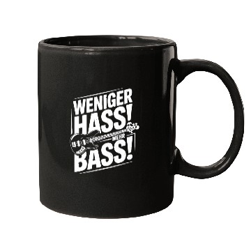 Discover Weniger Hass, Mehr Bass! Mugs