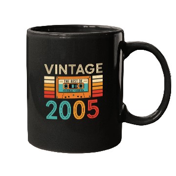 Discover Vintage Cassette Tape 2005 Design Mugs