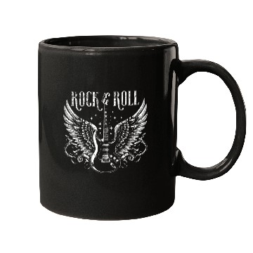 Discover Rock & Roll Guitar Mugs